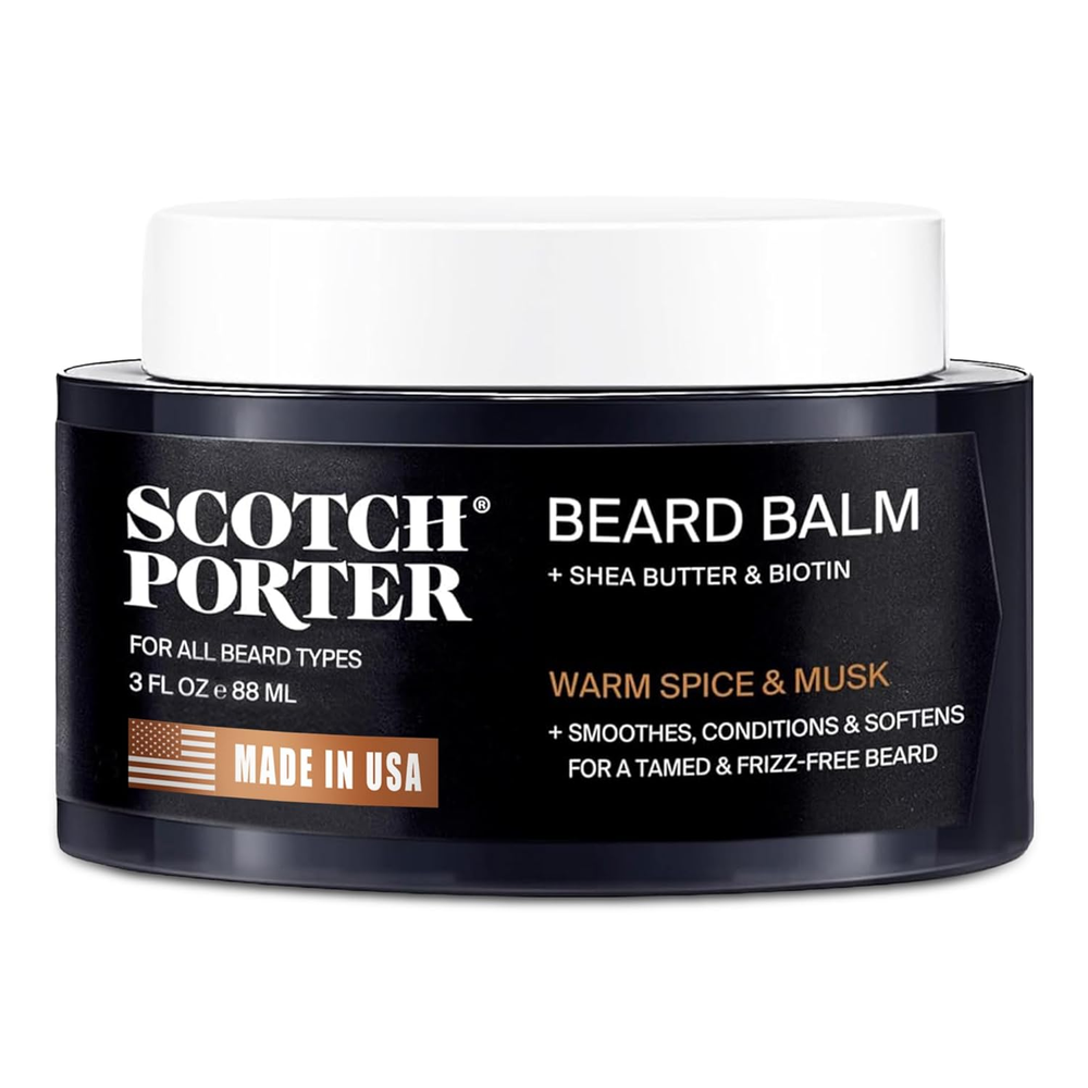 Conditioning Beard Balm – Smooth, Shape, Moisturize & Soften Coarse, Dry Facial