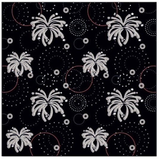 Glitter Fireworks Scrapbook Paper by Creative Imaginations 6204