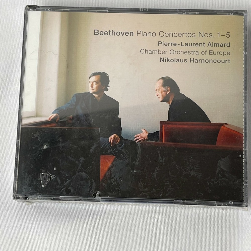 Beethoven Piano Concertos Nos 1 - 5 CD Set Aimard Harnoncourt NEW