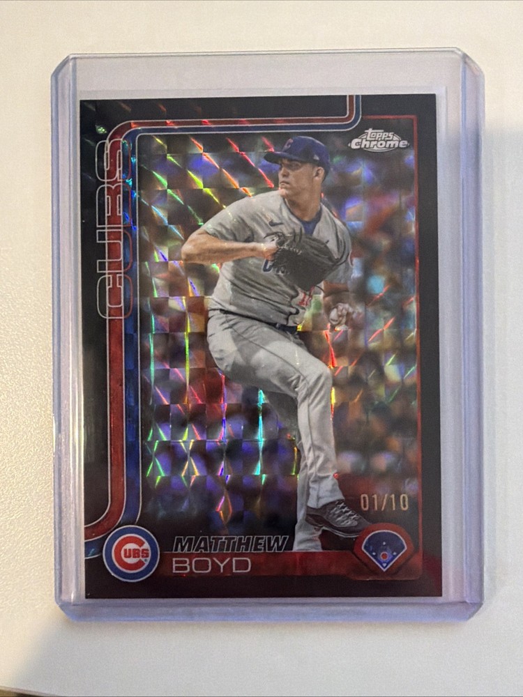 2025 Topps Chrome Update Matthew Boyd Black Geo 01/10 #USC184
