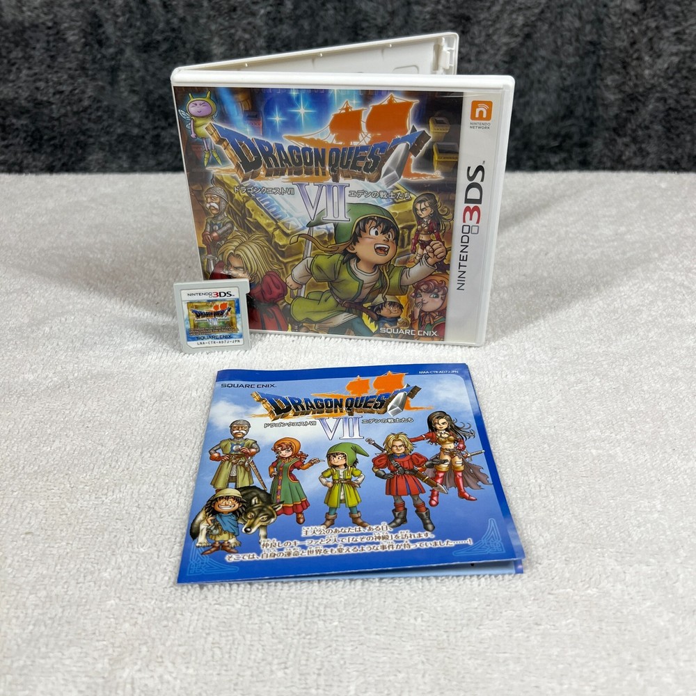 Dragon Quest VII Fragments of the Forgotten Past 3DS Japan Import US Seller