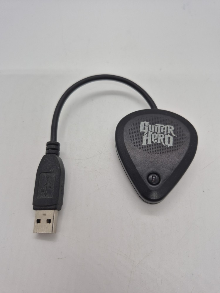 PlayStation 3 PS3 Guitar Hero Les Paul Wireless Receiver Dongle Red Octane READ*