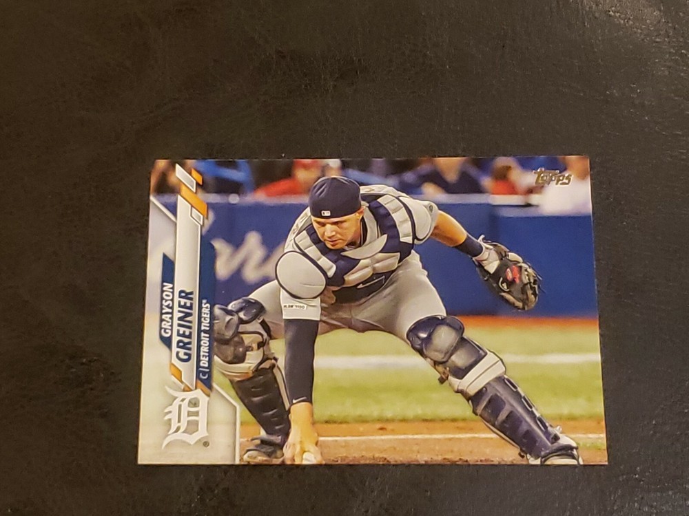 2020 Topps Update Advance Stats Grayson Greiner Detroit Tigers Card #U-104