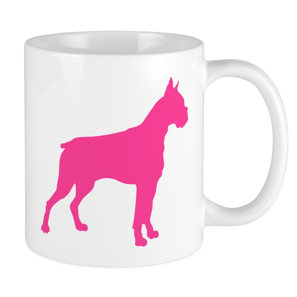 Boxer Silhouette 11 oz Ceramic Mug by CafePress - 199792410