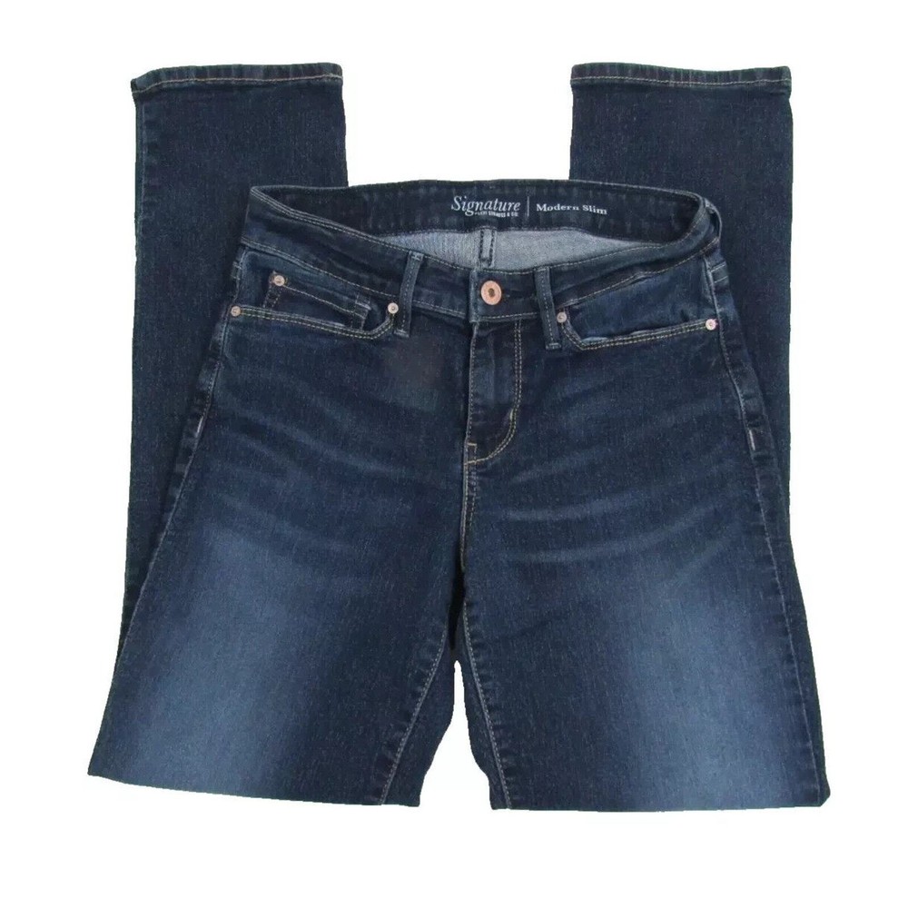 Signature Levi's Modern Skinny in Blue Denim Women's Size 26 38x32 48x29