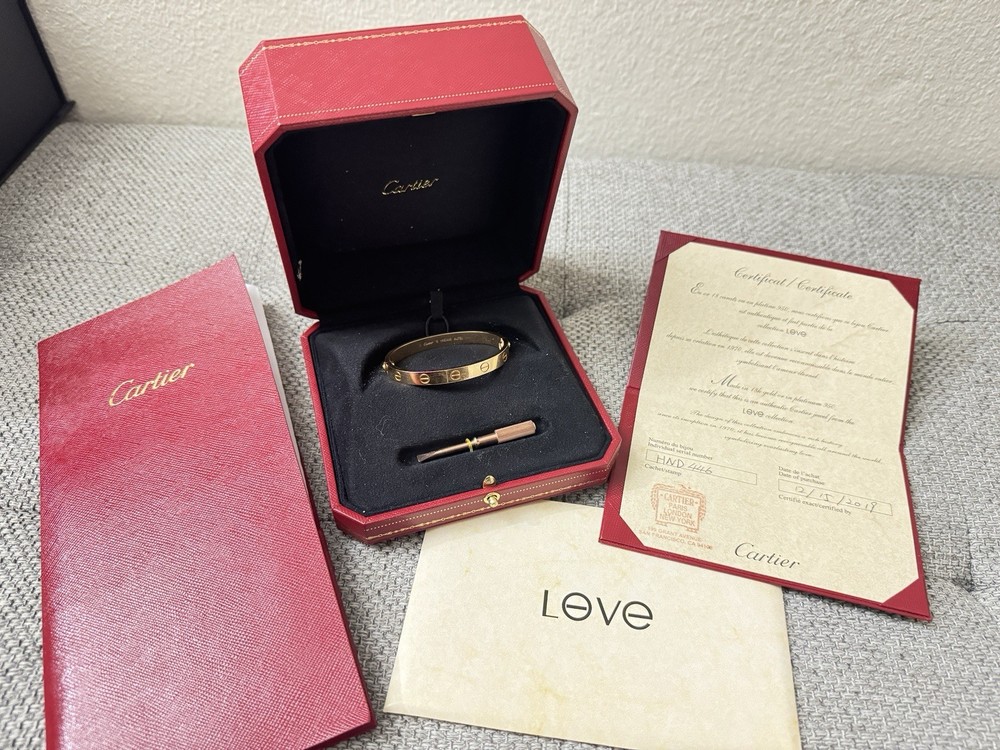 ❤️ Cartier Love Bracelet Rose Gold Size 15 New Screw System   ❤️