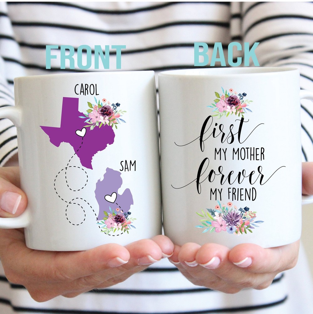 Personalized Mom Gift First My Mother Mug Mom Birthday Gift From Daughter Custom