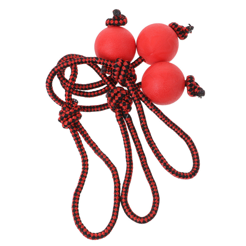 3 Pcs Dog Rope Toys for Small Dogs Throwing Ball Bite-resistant