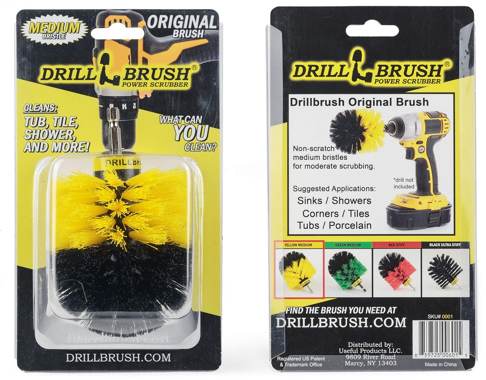 Drill Brush Bathroom Cleaning Accessories Shower Cleaner Brush Scrub Brush Bath
