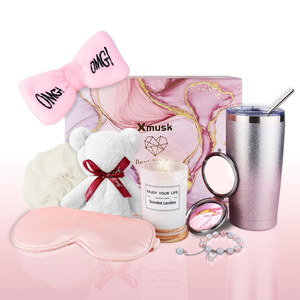 Birthday Gifts for Women, Spa Gifts Set 8Pcs for Mom, Wife, Girlfriend, Sister,