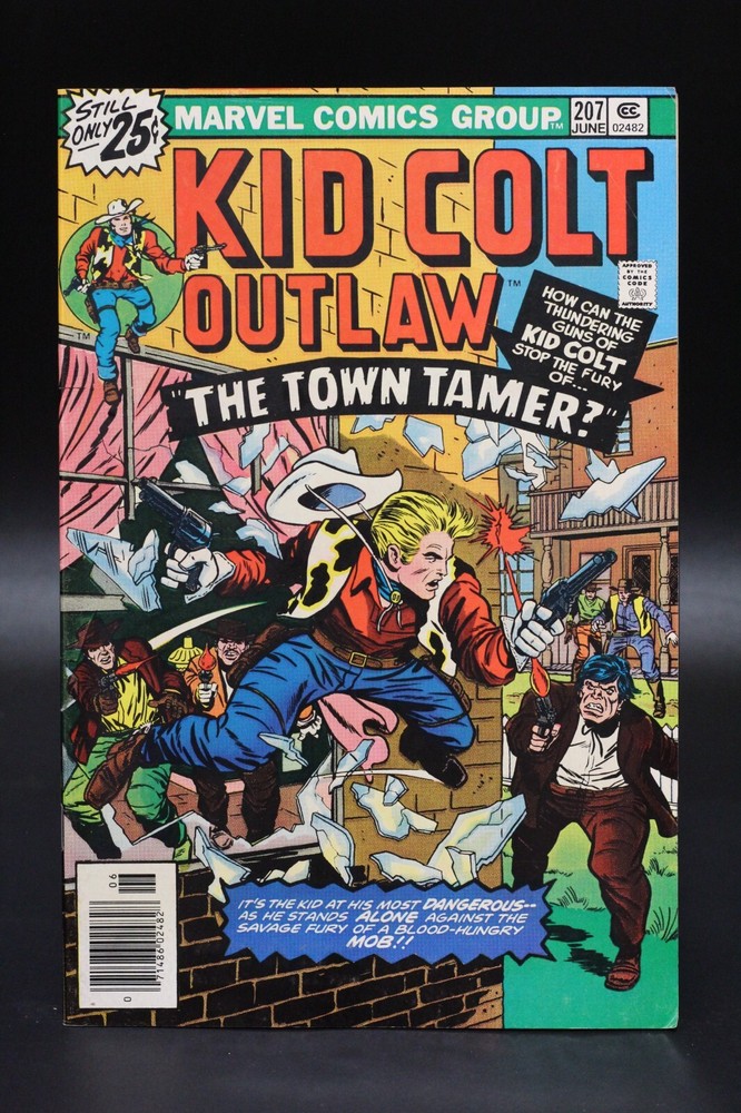 Kid Colt Outlaw (1948) #207 Larry Lieber Cover Jack Keller Art Reprints #131 VF