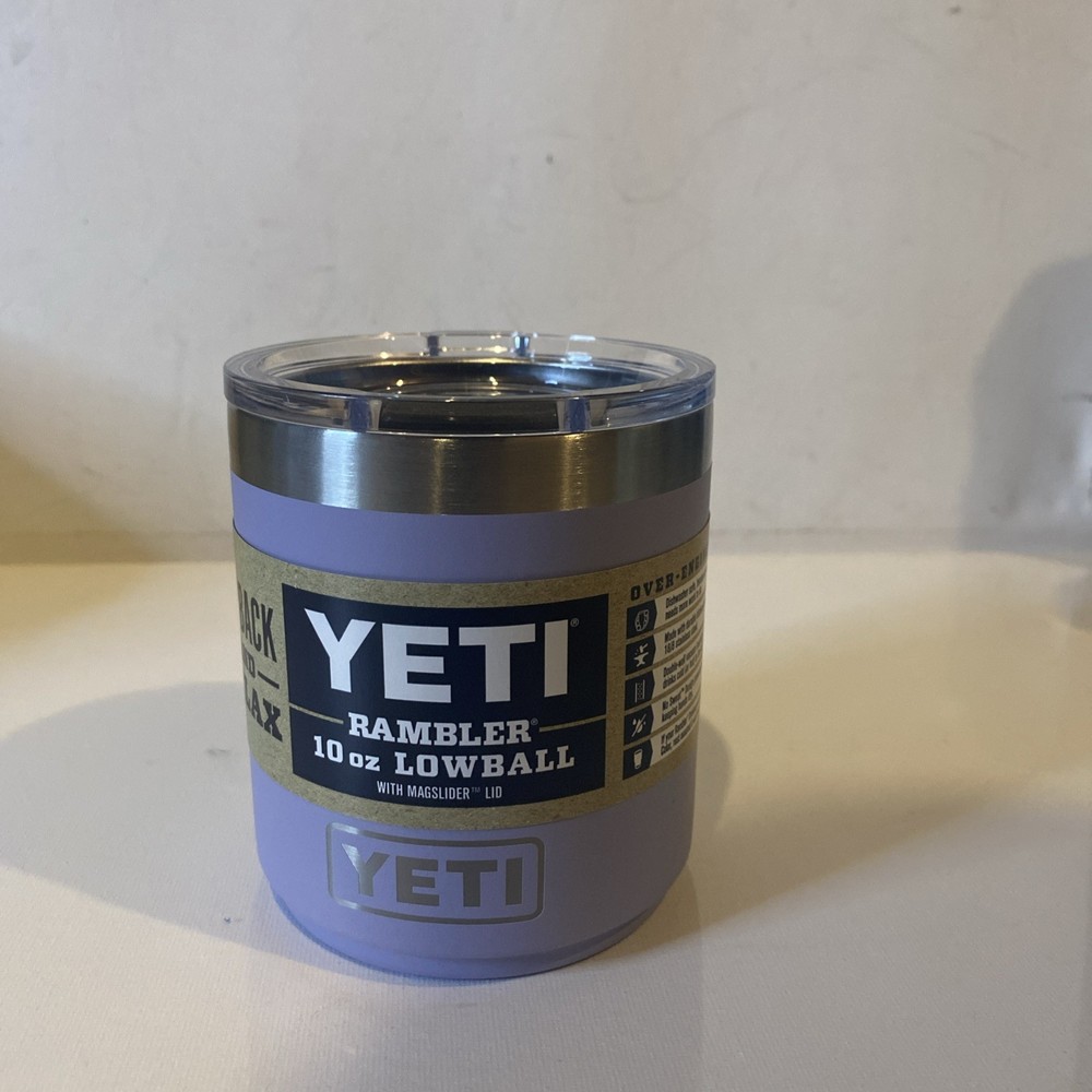 Yeti Rambler 10oz Lowball with Magslider Lid *Cosmic Lilac* New