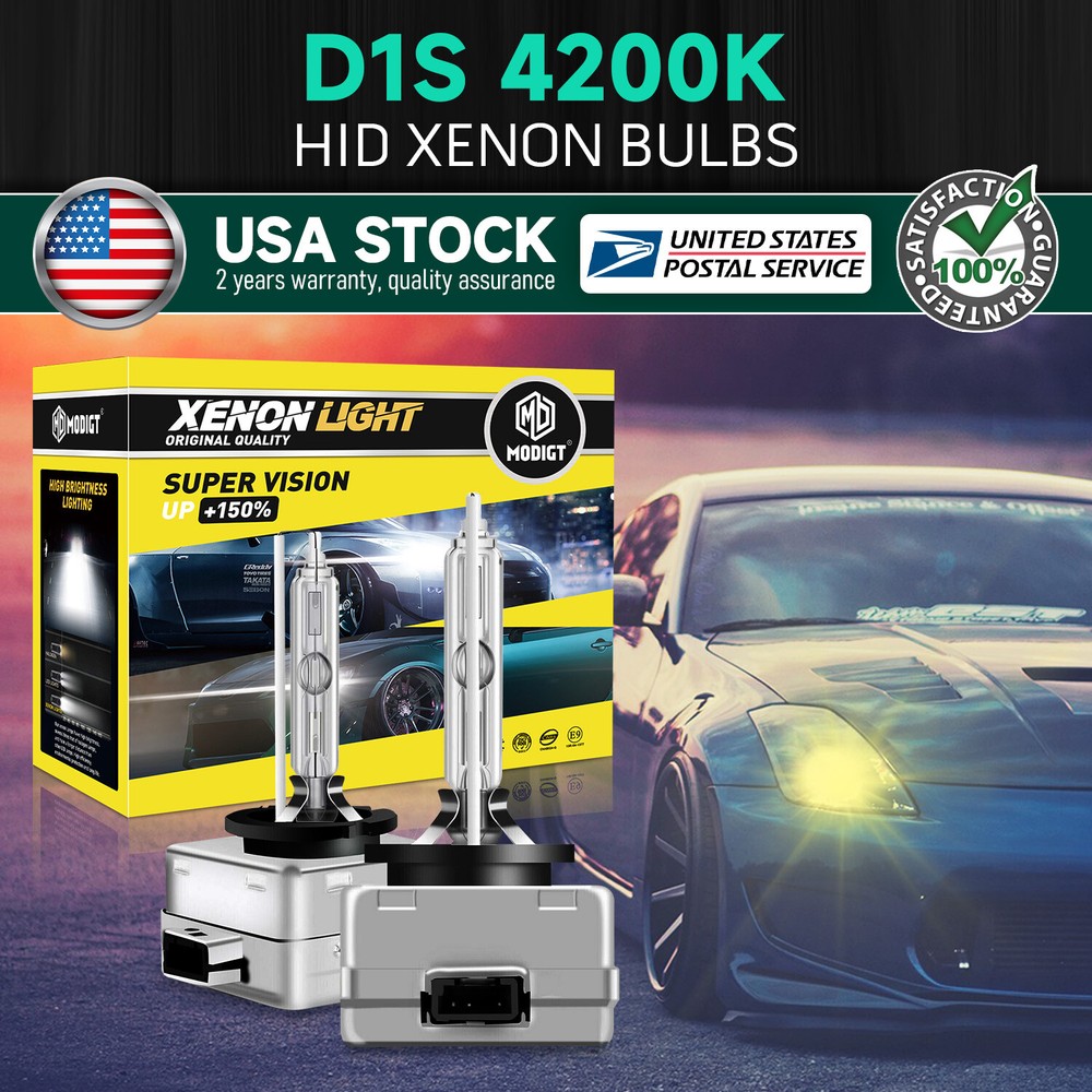 HID Headlight Bulb D1S High Low Beam HID Xenon Conversion Kit 4200K