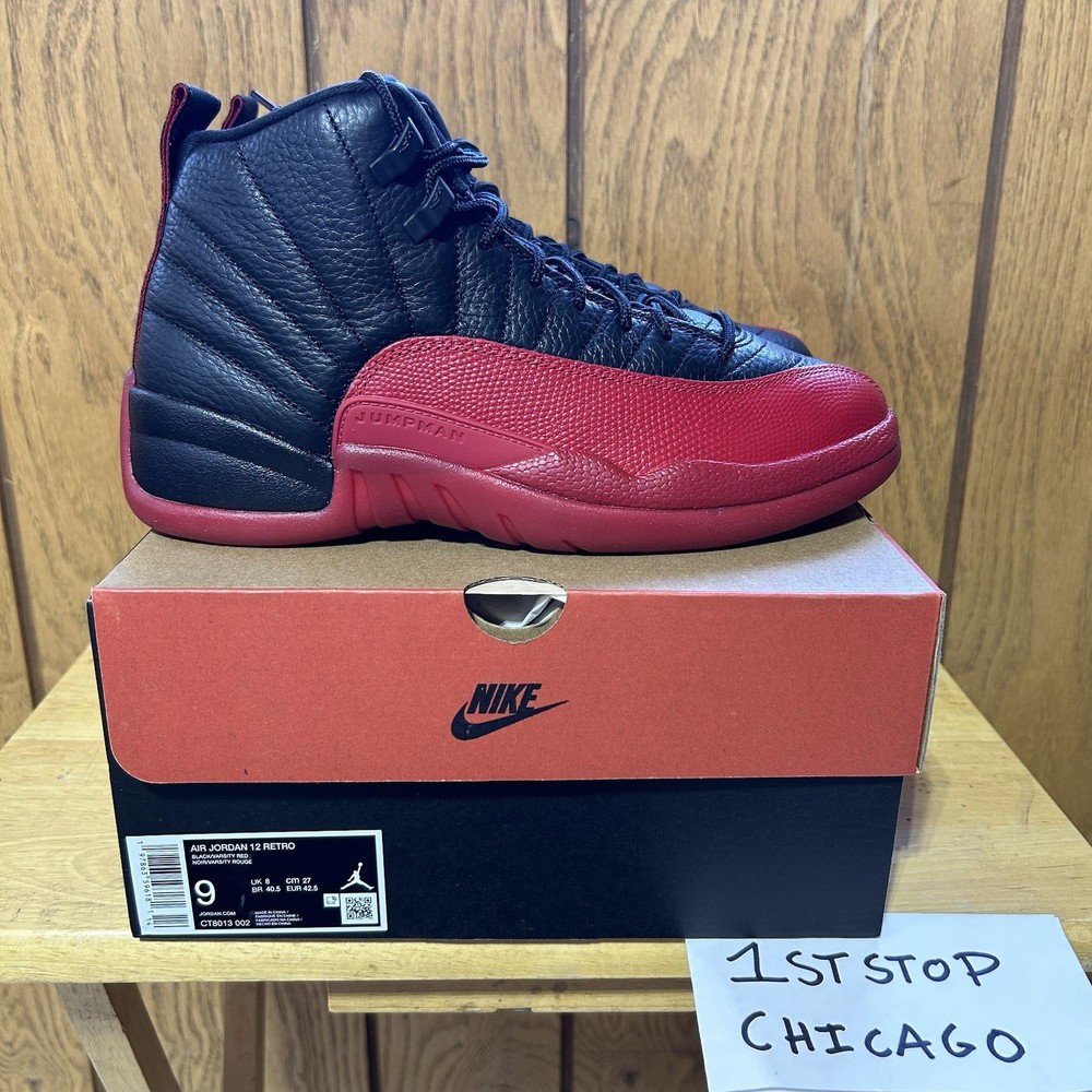 Nike Air Jordan 12 Retro Flu Game 2025 CT8013-002 Men’s Size 9 Authentic NEW