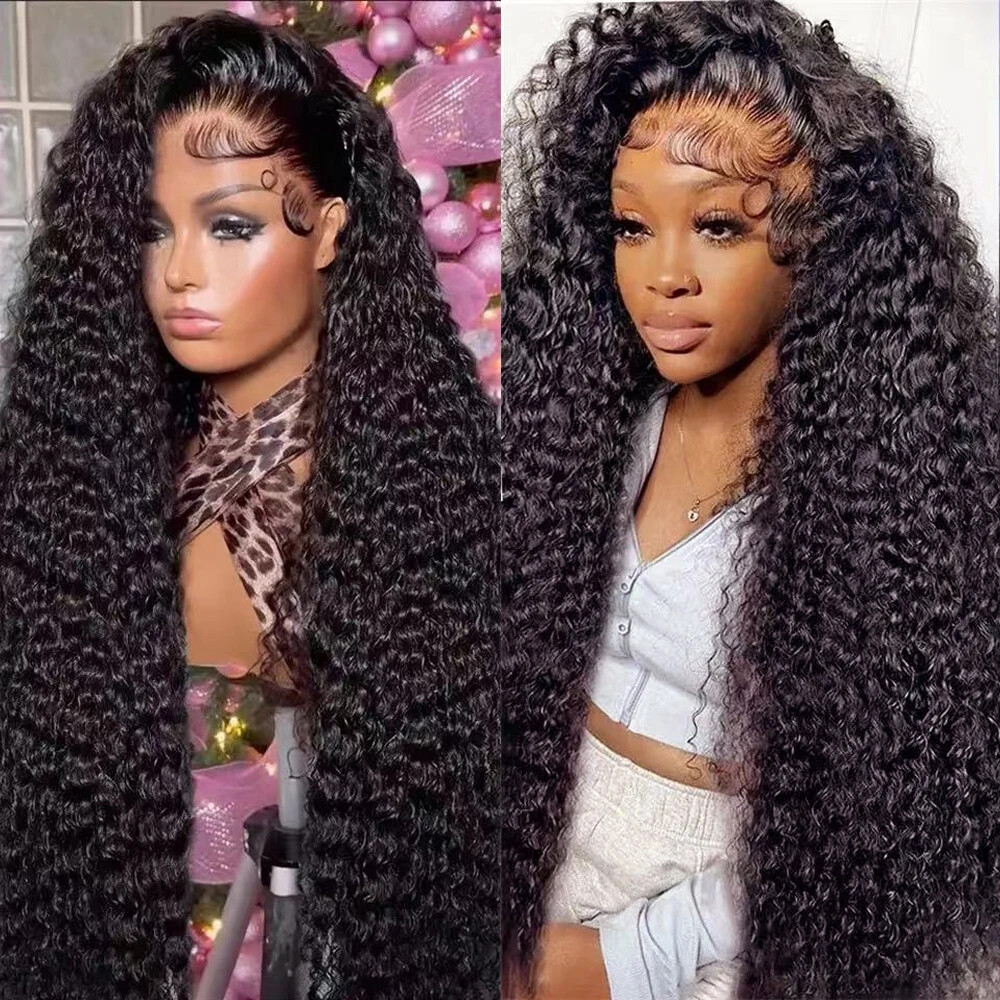 13x6 Glueless 360 HD Lace Front Wig Deep Water Wave Human Hair