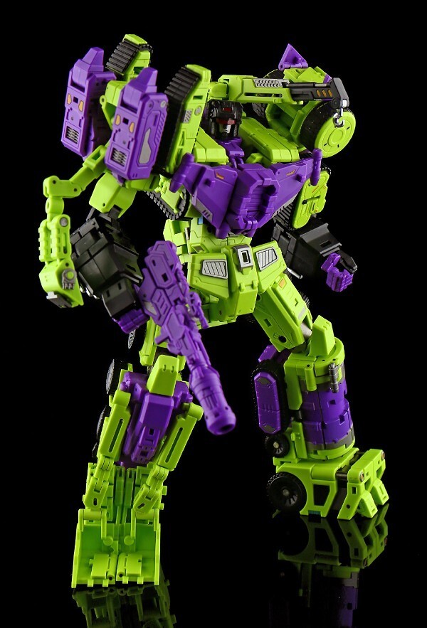 TRANSFORMERS Lucky Cat Micro Cosmos MC-02 Riki-Oh Devastator SET B G1