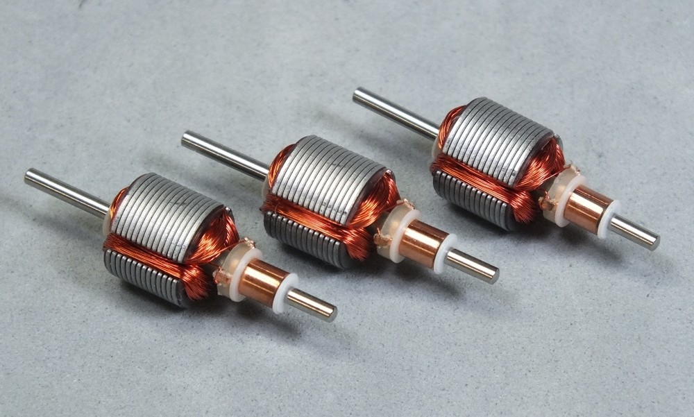 HO Slot Car Parts - AMG High Speed 3.5 Ohm Armatures Lot of 3 for Tyco Mattel Wizz