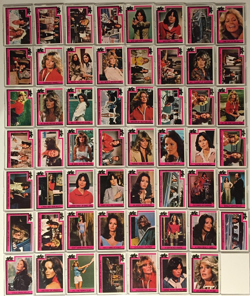 Charlie's Angels Series 1 Vintage Card Set 55 Cards #1 thru #55 Topps 1977