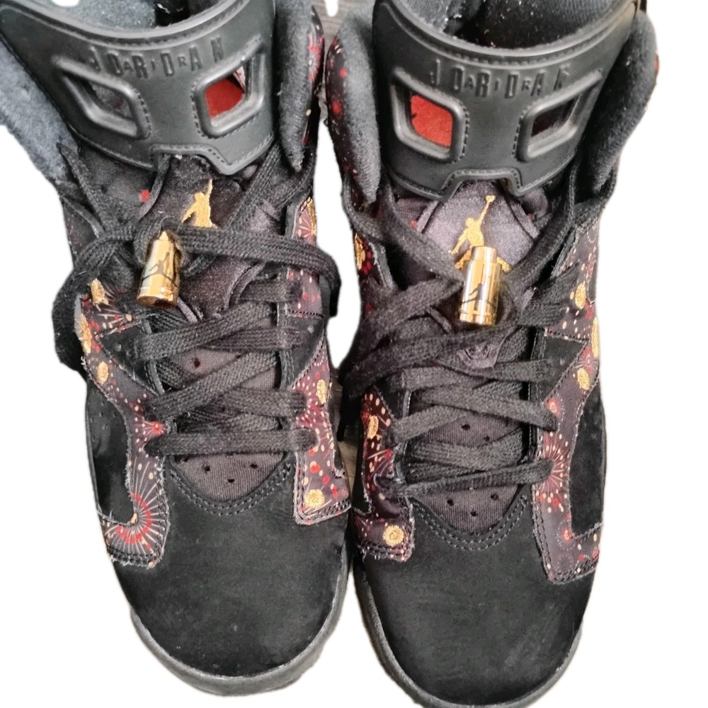 Air Jordan 6.5Y 8 Women  Chinese New Year CNY Retro Sneakers