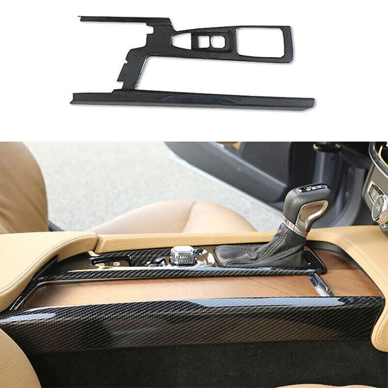 Volvo S90 2017-2025 Carbon Fiber Gear Shift Panel & Cup Holder Trim