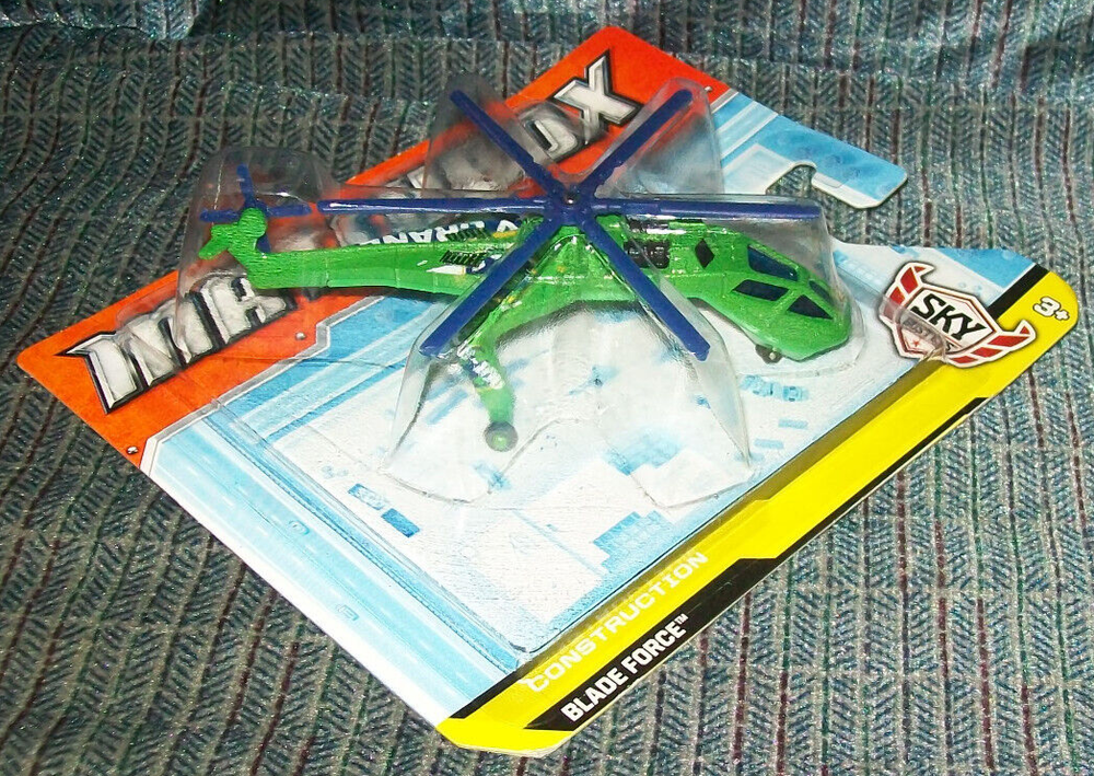 MATCHBOX SKY BUSTERS BLADE FORCE HELICOPTER (GREEN) MBX 2012 W5337-0910 HTF