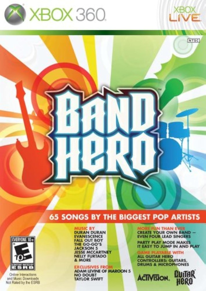 Band Hero Featuring Taylor Swift For Xbox 360 Music 8E