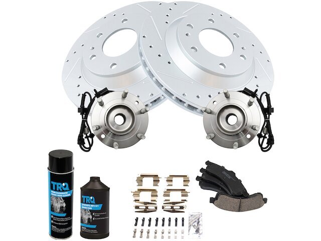Front Brake Pad and Rotor and Wheel Hub Kit fits Rainier 2004-2005 24NFQN