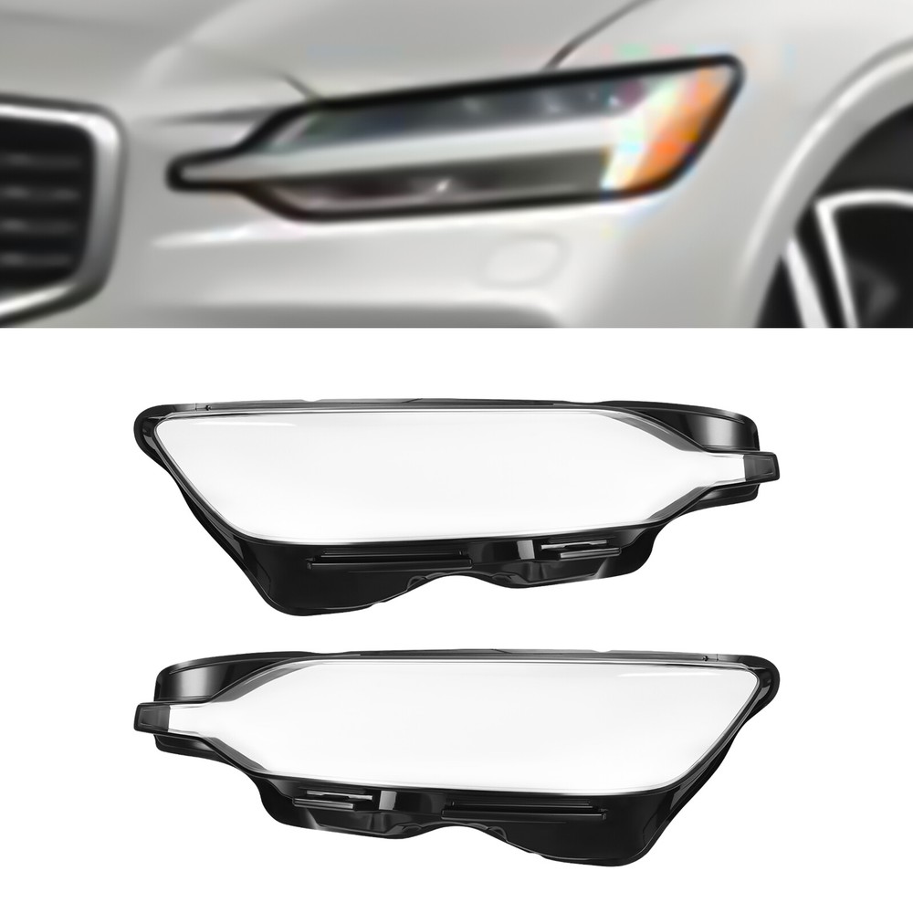 Volvo S60 Headlight Cover Left & Right for 2019-2024 Models