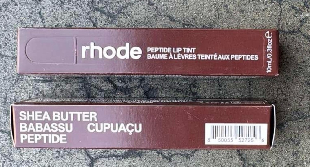 2 pack Rhode Peptide Lip Tint  10ml/0.3 fl oz NIB Shea Butter Sheer