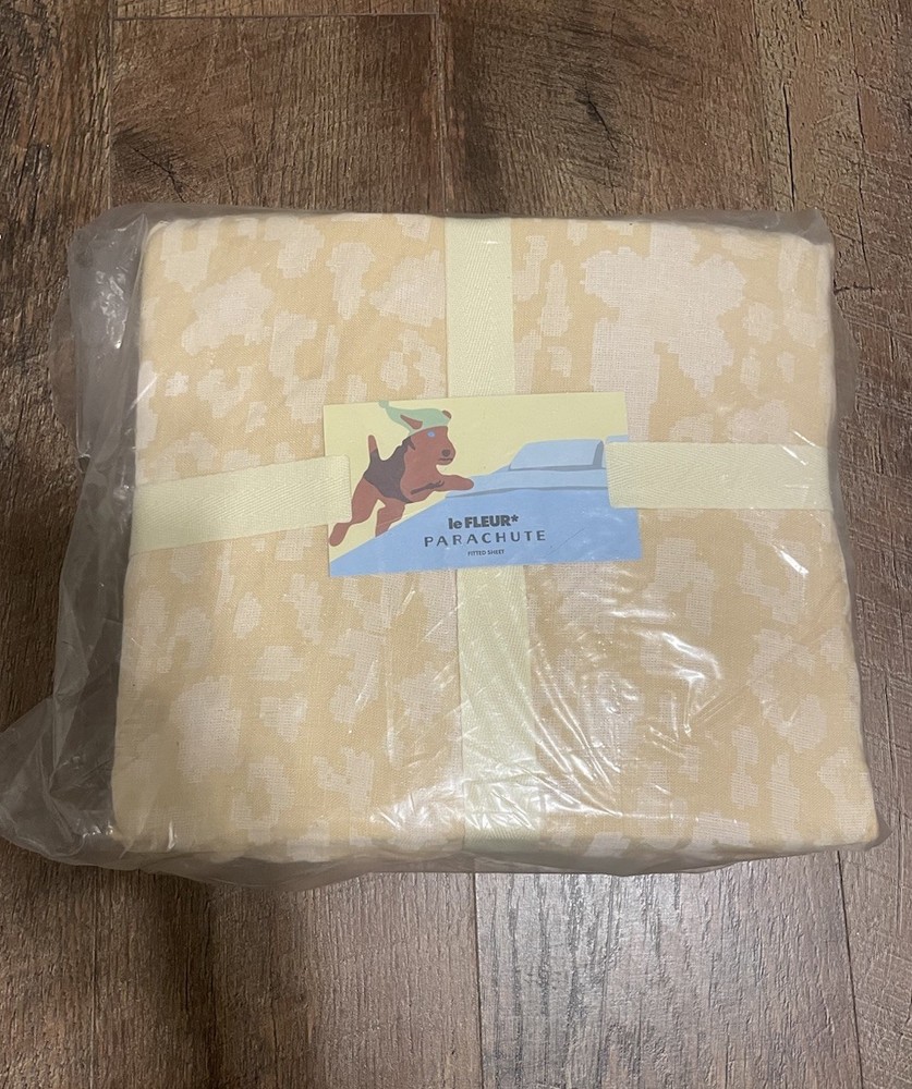 Golf Le Fleur Camo Linen Fitted Sheet Blonde Queen