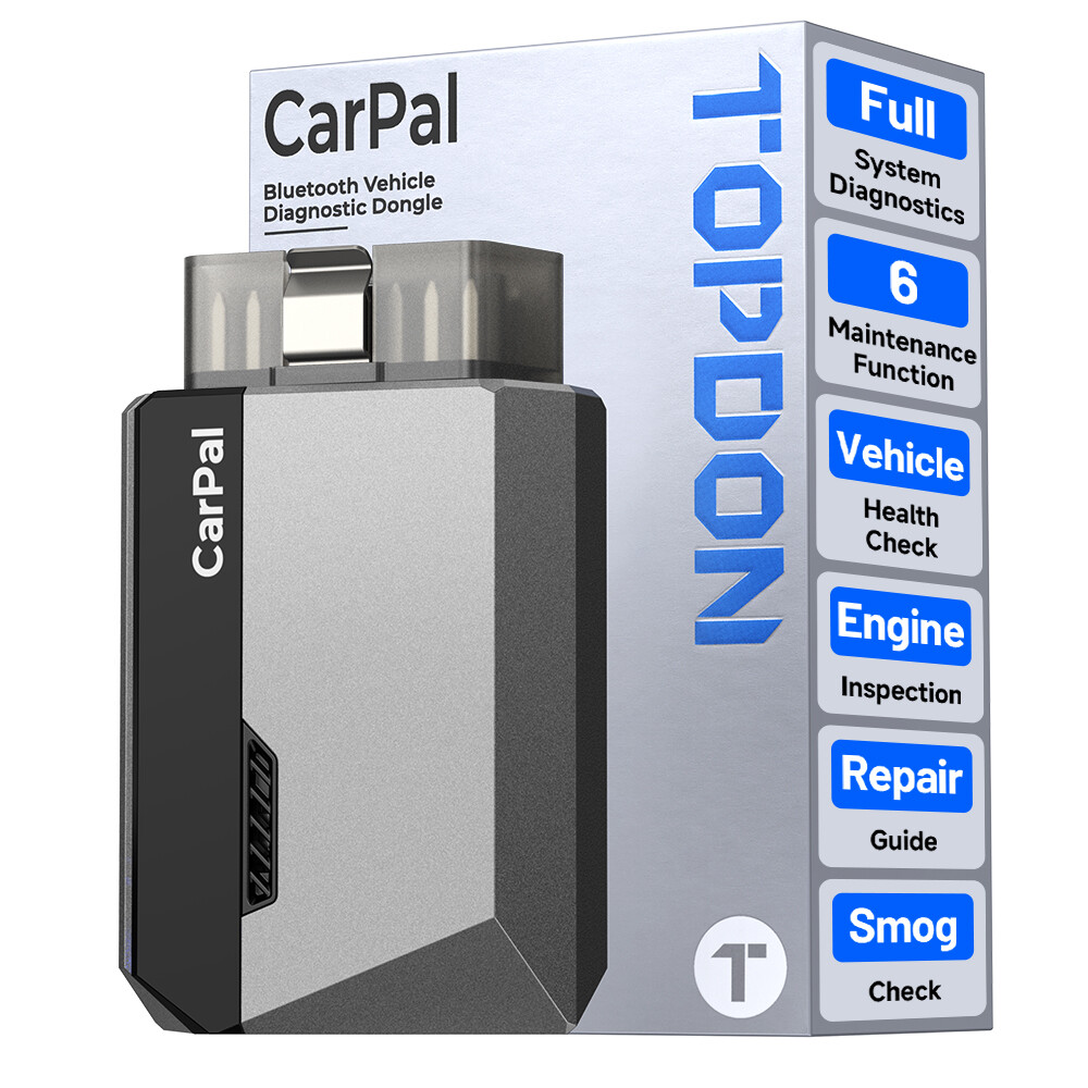 TOPDON CarPal-E OBD2 Scanner for iOS & Android Full Vehicle System Diagnostics