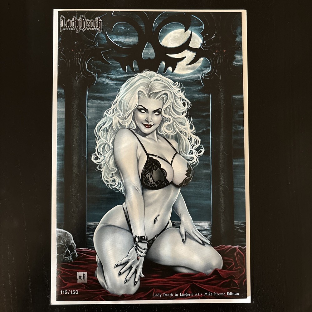 Lady Death in Lingerie #1 Mike Krome Edition LE 112/150 Coffin Comics NM+ RARE