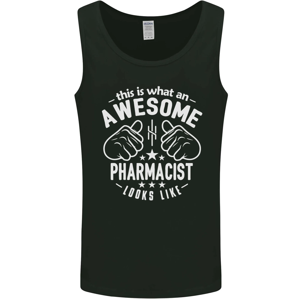 An Awesome Pharmacist Looks Like Mens Vest Tank Top