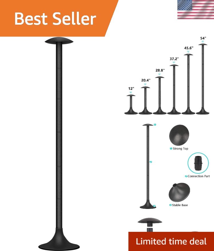 Adjustable Waterproof Boat Cover Support Pole for V Hull Jon & Pontoon Boats