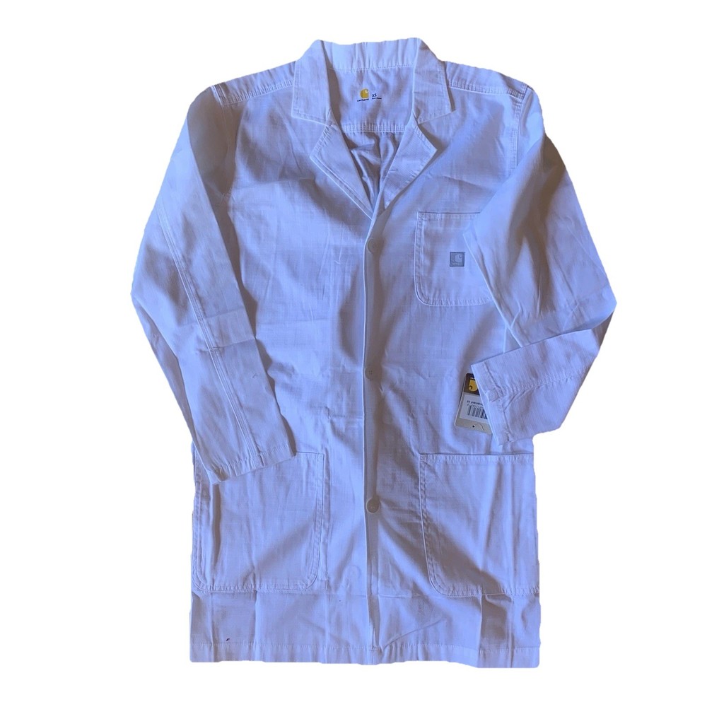 Carhartt NWT White Lab Coat 5-Pocket XS New With Tags