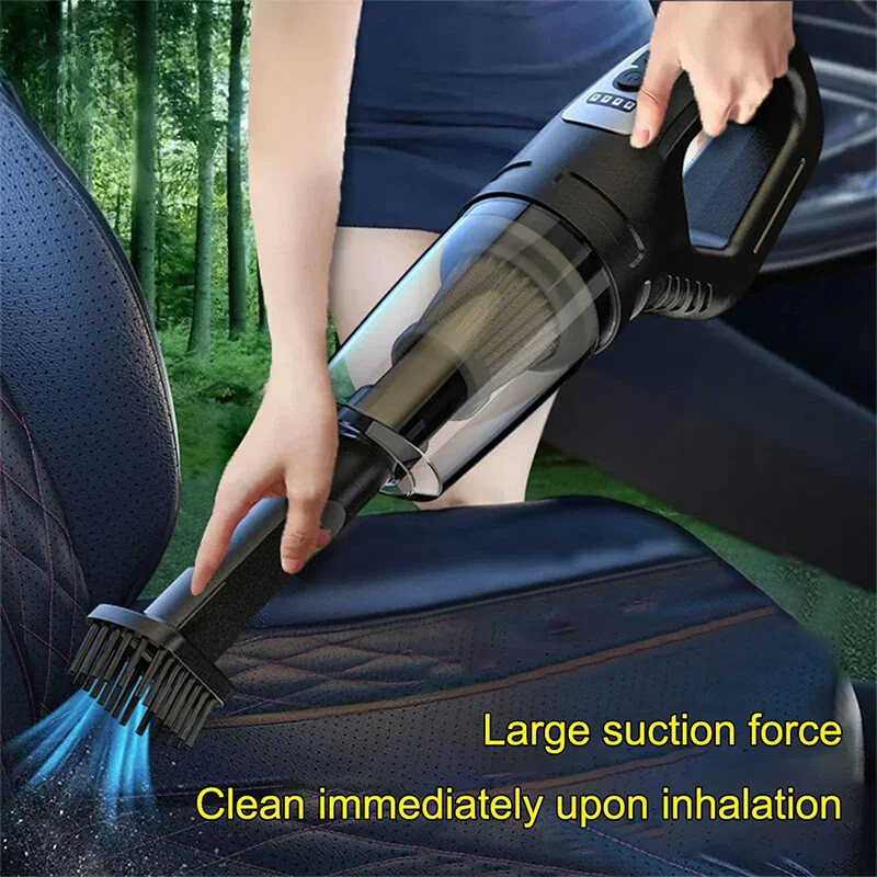 120W Car Vacuum Cleaner Wireless Portable Cordless USB Charging High Power Home