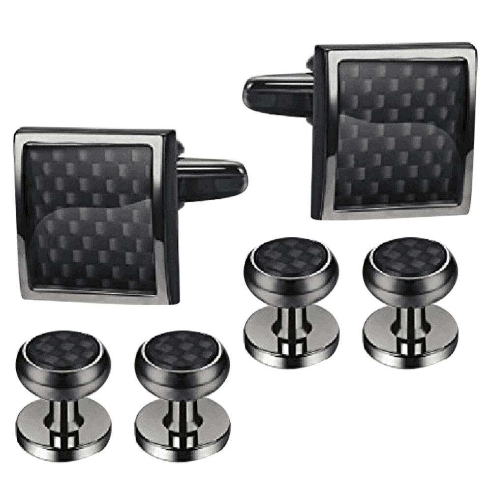 6 Pcs Suit Accessories Men Shirts for Men's Cufflink Set Man