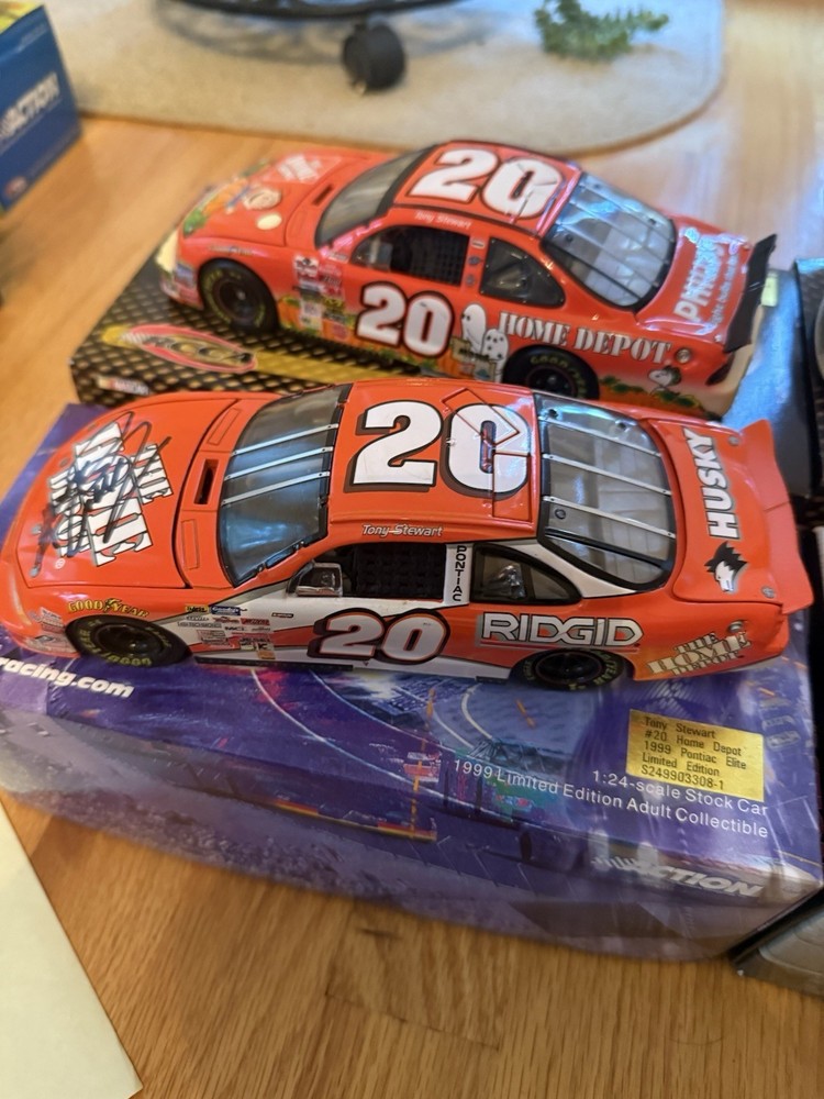 Tony Stewart 1/24 Scale Diecast Car NASCAR, Lot of 4