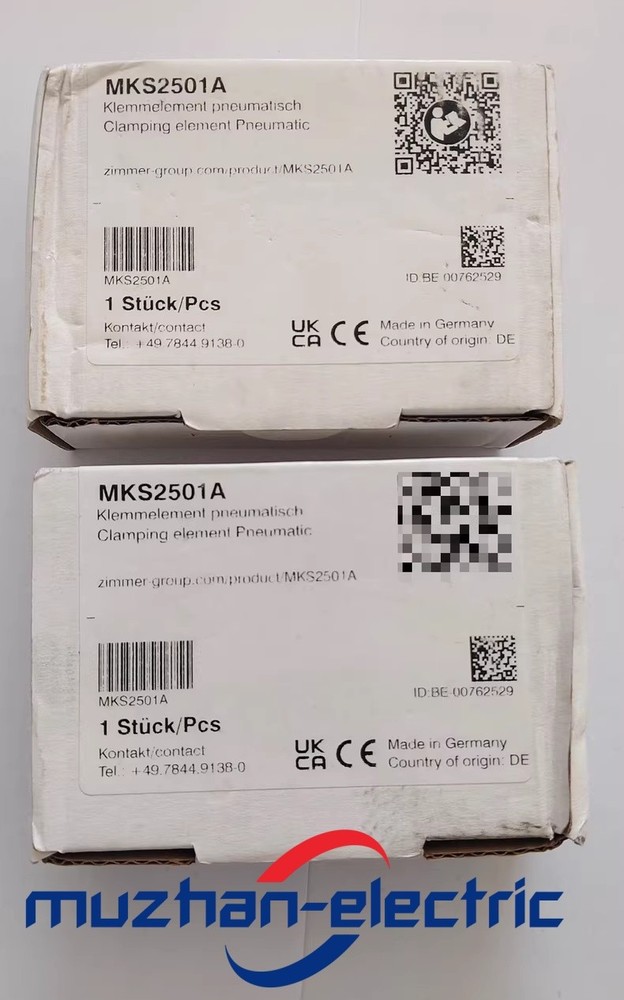 1pc New Zimmer MKS2501A Pneumatic Linear Guide Clamp FedEx/DHL