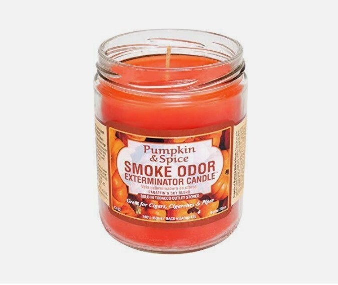 Pumpkin Spice Scented Candle 13 oz Eliminates Smoke Odor