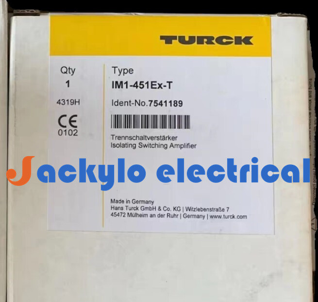 New Box TURCK  IM1-451EX-T Amplifier Isolating Switch 1-Year Warranty !