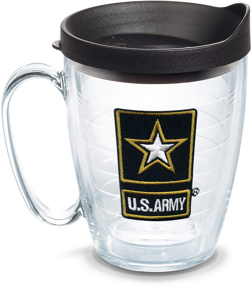 USA-Made Double-Walled Army Gold Star Insulated Tumbler – Leakproof & Durable