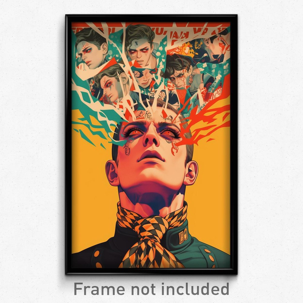 Brazilian Movie Poster Art Print - Greedy Man in Glamorous Neckerchief