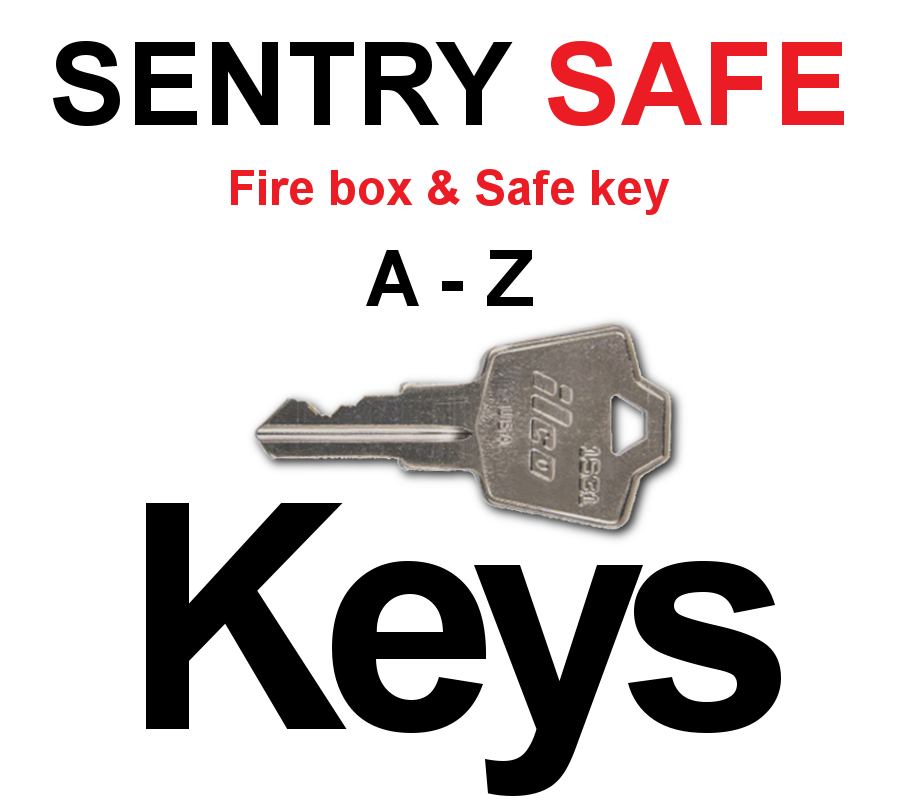 Sentry Safe Fire Box Replacement Keys - Choose Your Key Code A-Z