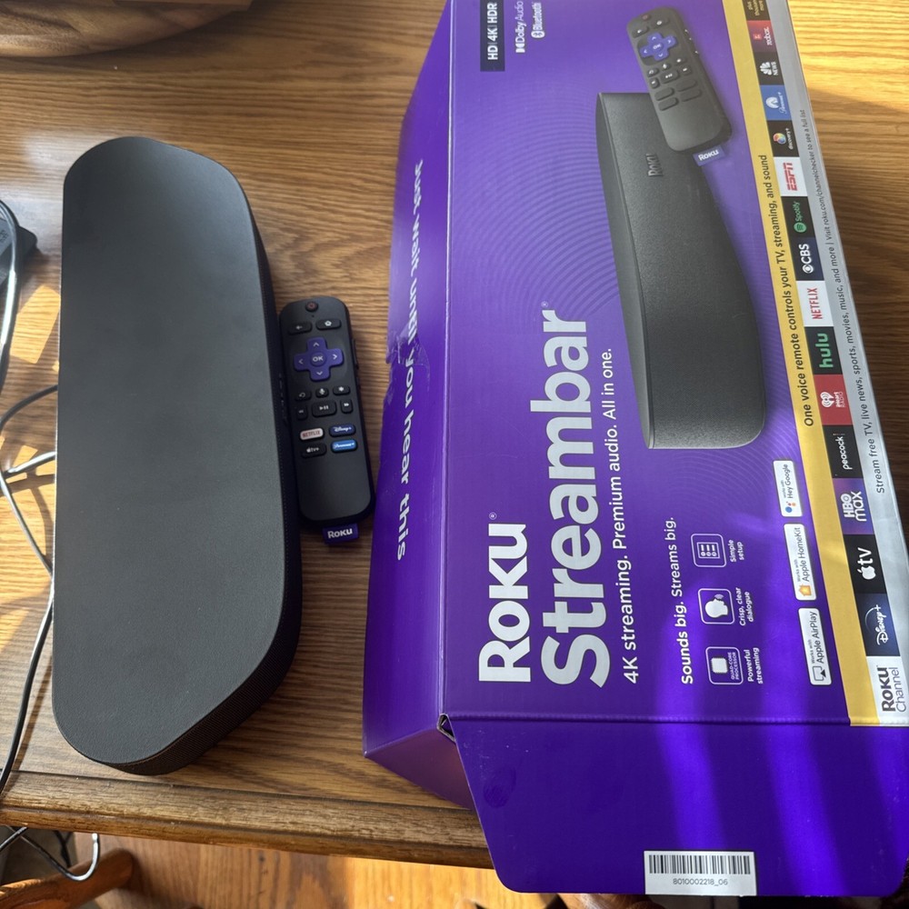 Roku Streambar 9102 4K HDR Media Streamer