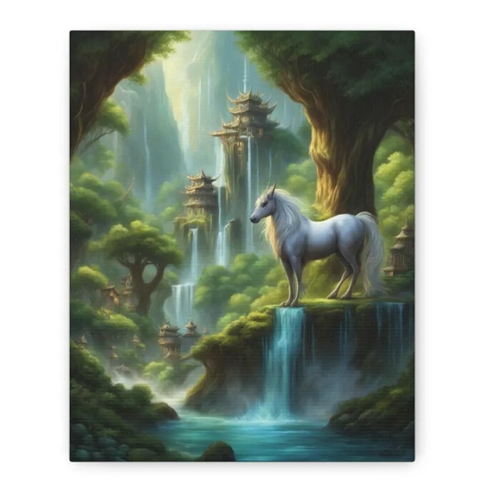Wall Art for Fantasy Home Decor Lovers. Art Title: Fantasy Falls