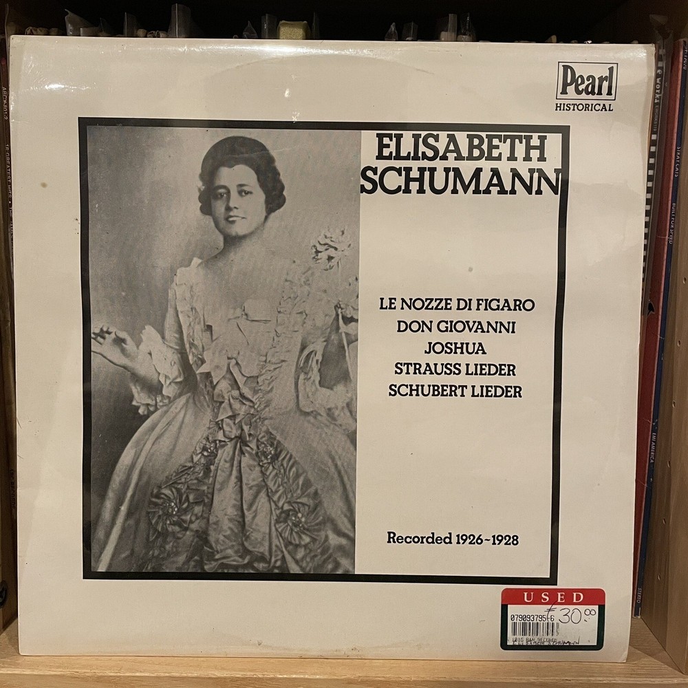 Elisabeth Schuman 1926-1928 ~ Pearl Historical GEMM 191 ~ 1980 Sealed LP Vinyl