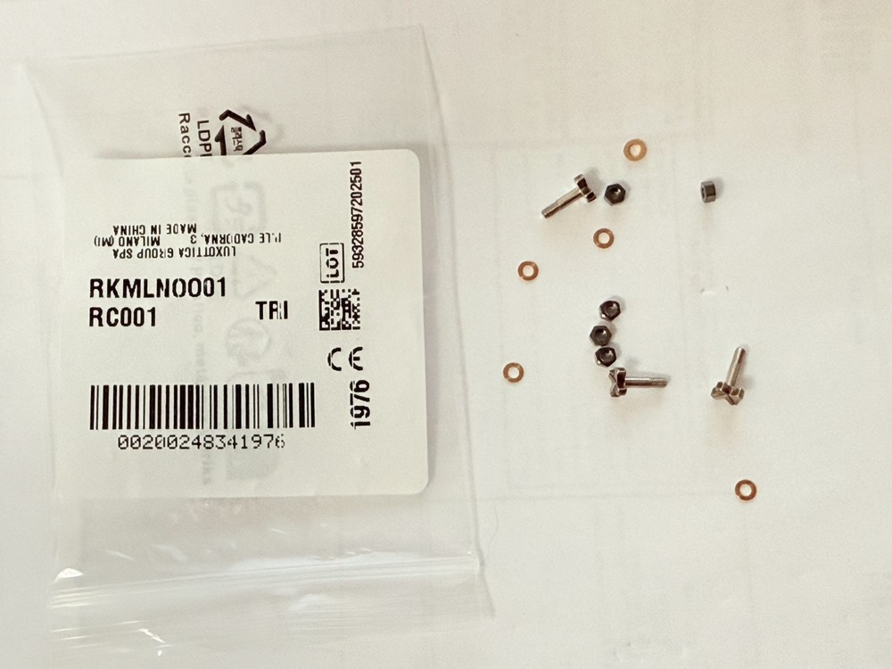 OAKLEY COGNITIVE EYEGLASSES REPLACEMENT SCREWS BOLTS WASHERS FOR FRAME AUTHENTIC