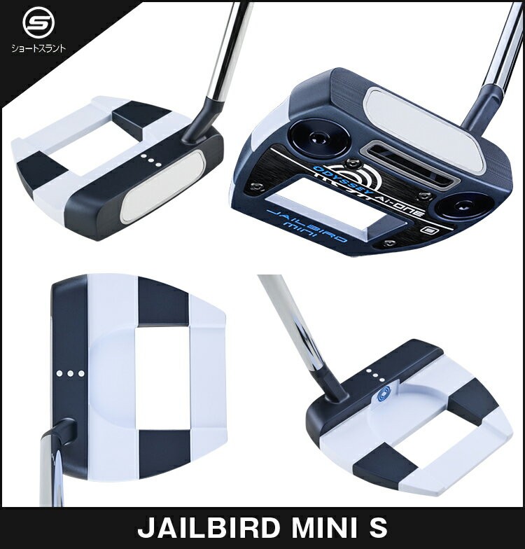 ODYSSEY AI-ONE JAILBIRD MINI S Putter 34in Stroke Lab 90 Steel HC New