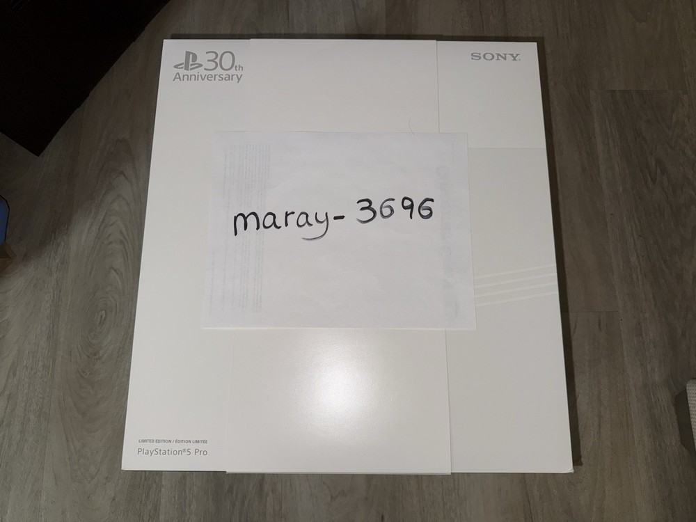 PlayStation 5 Pro Console Limited Edition 30th Anniversary Bundle with Exclusive Design